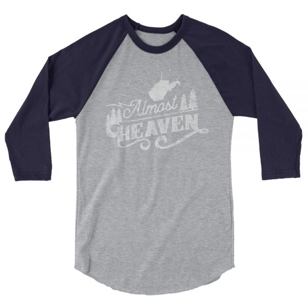 Almost Heaven One Color 3/4 Sleeve Raglan Shirt - Image 5